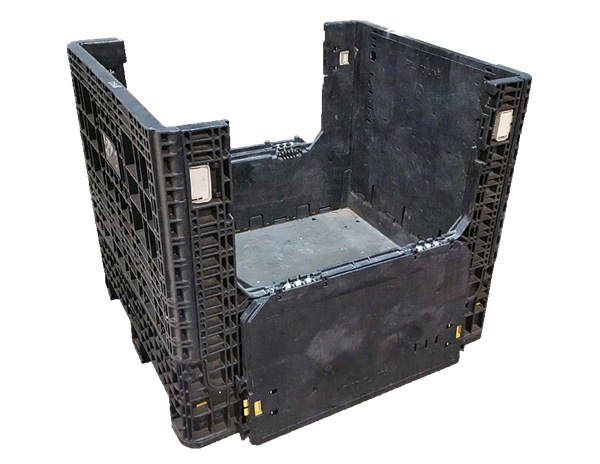 Reconditioned HPJ Industries 40" x 48" x 39" Mixed Color Bulk Container - Image 4