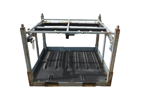 Used HPJ Industries 48" x 45" x 34" Steel Rack Pick Face 48" Side Lift Up Trays