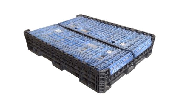 62" x 48" x 34" Reconditioned Mixed Color All Good Runner Bulk Container - 2 Doors, 62" Side - Image 2