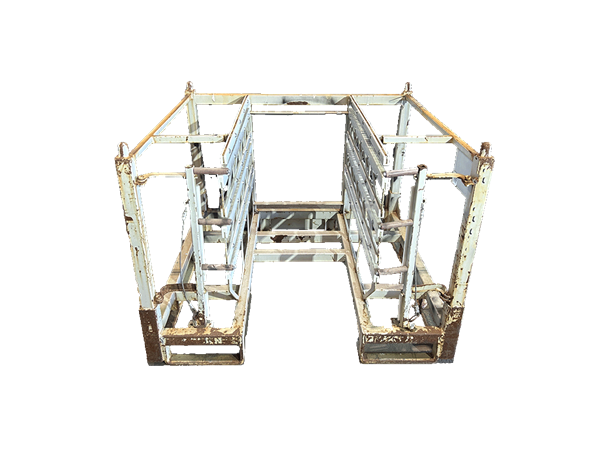 Used HPJ Industries 48" x 45" x 33" Steel Rack Walk In Pick Face 48" Side