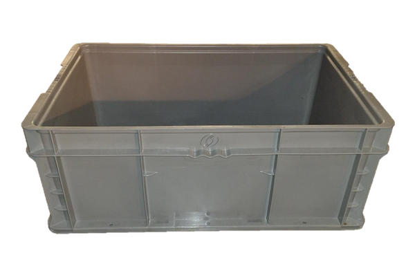 New Orbis 24" x 15" x 9" Gray Hand Tote Smooth Bottom - Image 3