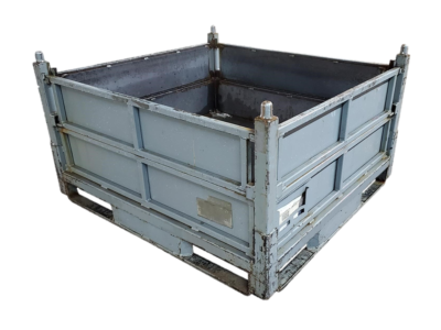 Used HPJ Industries 48" x 45" x 27" Steel Tub  - 4 Drop Doors