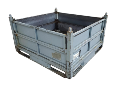 Used HPJ Industries 48" x 45" x 27" Steel Tub - 4 Drop Doors