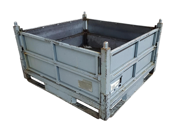 Used HPJ Industries 48" x 45" x 27" Steel Tub  - 4 Drop Doors