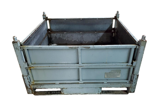 Used HPJ Industries 48" x 45" x 27" Steel Tub  - 4 Drop Doors - Image 4