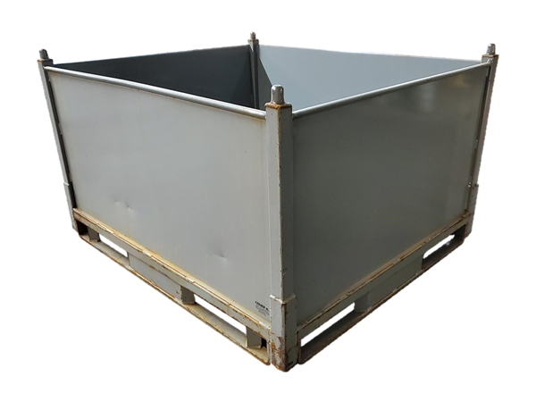 Used HPJ Industries 60" x 52" x 36" Steel Tub No Drop - 1 Drop Door