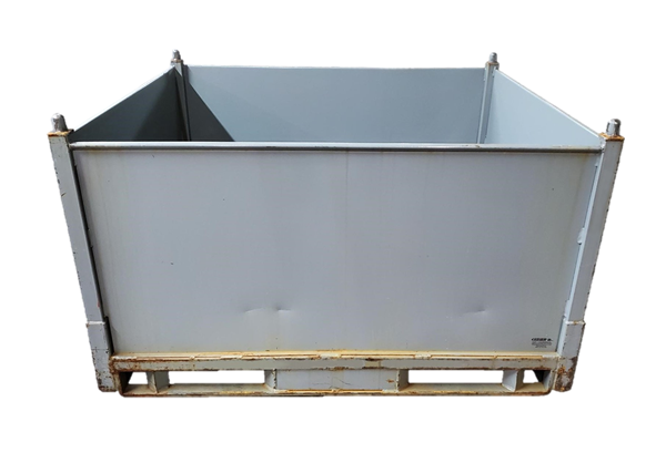 Used HPJ Industries 60" x 52" x 36" Steel Tub No Drop - 1 Drop Door - Image 5