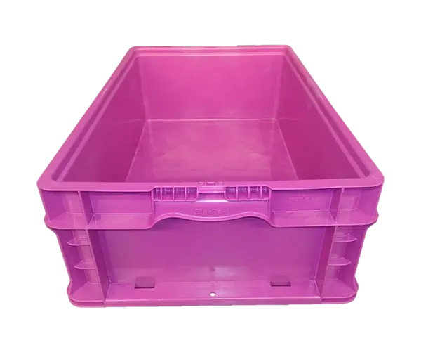New Orbis  24" x 15" x 7" Purple Hand Tote Reinforced Bottom - Image 5