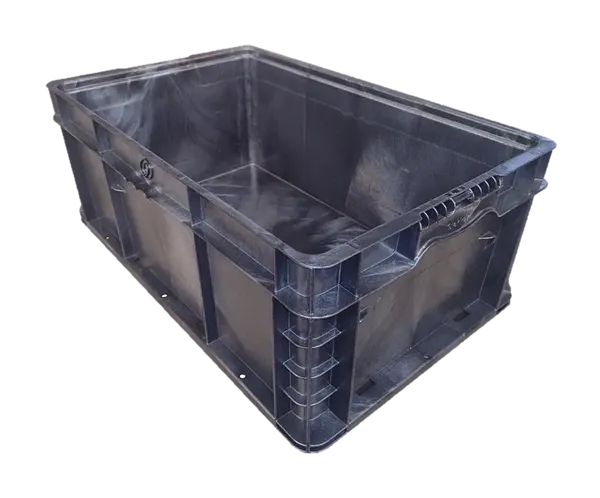 New Orbis  24" x 15" x 7" Black  Hand Tote Reinforced Bottom