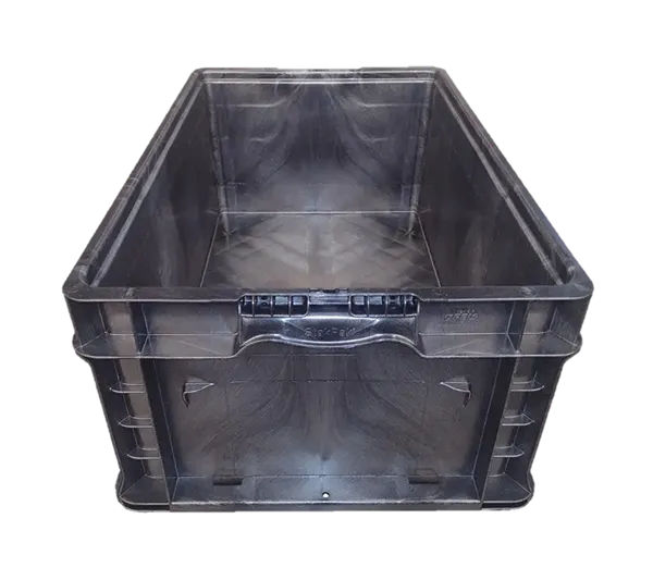 New Orbis  24" x 15" x 7" Black  Hand Tote Reinforced Bottom - Image 5