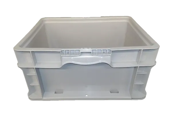 New Orbis 15" x 12" x 7" Gray Hand Tote Smooth Bottom - Image 3