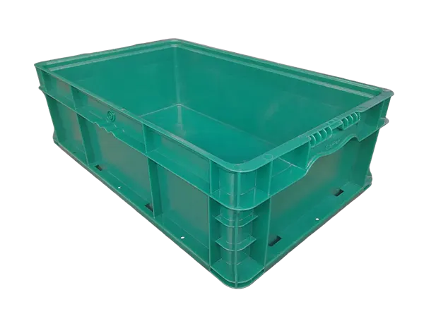 New Orbis Industries  24" x 15" x 7" Green Hand Tote Reinforced Bottom