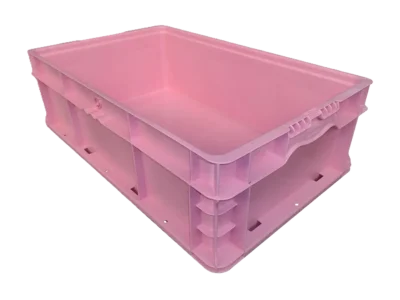 New Orbis Industries  24" x 15" x 7" Pink Hand Tote Reinforced Bottom