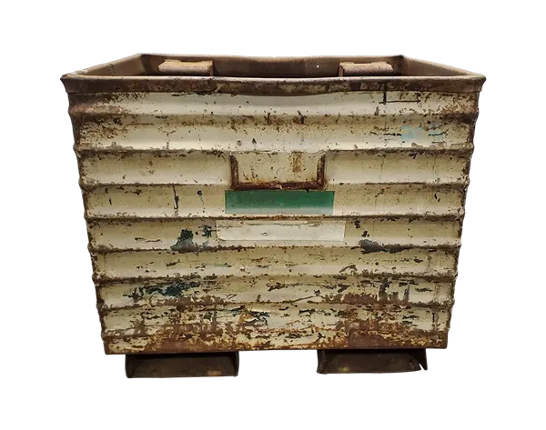 Used HPJ Industries 35" x 27" x 30" Steel Tub - No Drop Doors - Image 3