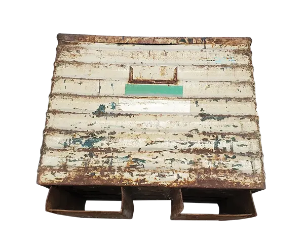 Used HPJ Industries 35" x 27" x 30" Steel Tub - No Drop Doors - Image 4