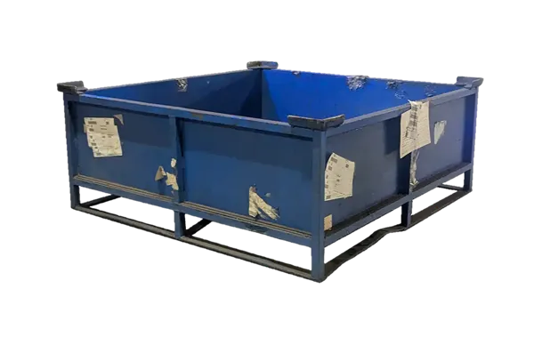 Used HPJ Industries 44" x 44" x 18" Steel Tub No Drop Doors