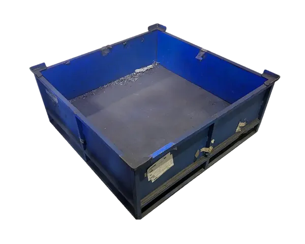 Used HPJ Industries 44" x 44" x 18" Steel Tub No Drop Doors - Image 3