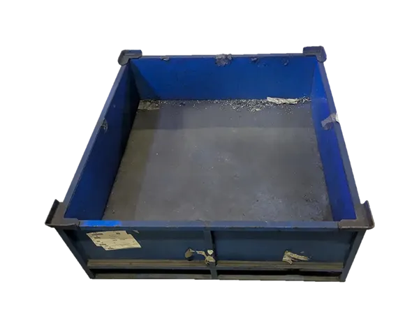 Used HPJ Industries 44" x 44" x 18" Steel Tub No Drop Doors - Image 2