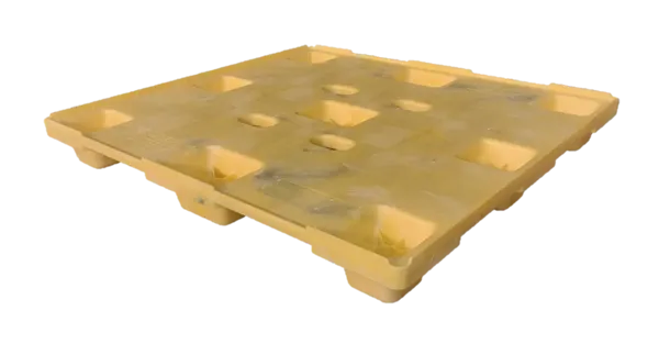 New Yellow Orbis 45" x 48" x 5" SF 9 Leg Pallet - Image 3