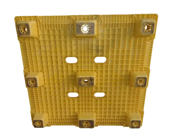 New Yellow Orbis 45" x 48" x 5" SF 9 Leg Pallet - Image 2