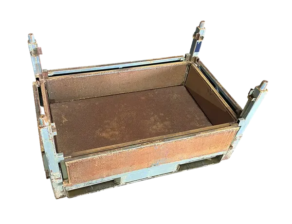 Used HPJ Industries 48" x 30" x 27" Steel Tub - 4 Drop Doors - Image 2