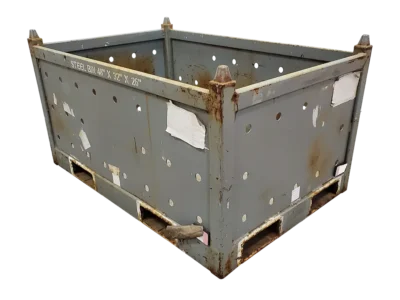 Used HPJ Industries 48" x 32" x 26" Steel Tub No Drop Doors