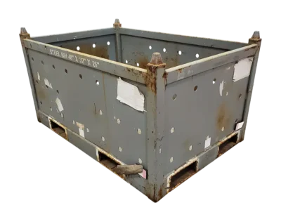 Used HPJ Industries 48" x 32" x 26" Steel Tub - No Drop Doors