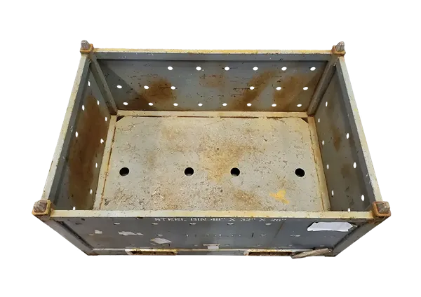 Used HPJ Industries 48" x 32" x 26" Steel Tub No Drop Doors - Image 2