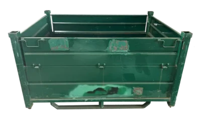 Used HPJ Industries 64" x 48" x 34" Steel Tub - 4 Drop Doors