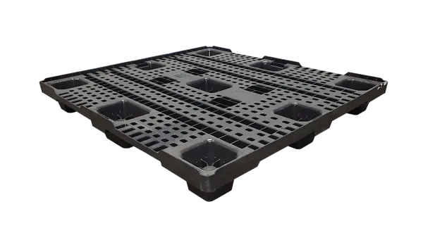 Used Monoflo  45" x 48" x 6" 9 Leg Injection Grade Pallet