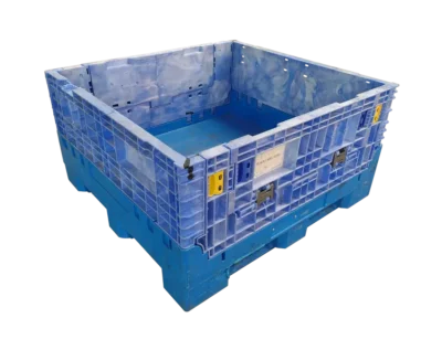 Reconditioned Buckhorn BN 45" x 48" x 25" All Blue All Good Runner Bulk Container
