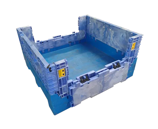 Reconditioned Buckhorn 45" x 48" x 25" All Blue All Good Runner BN Bulk Container - Image 3
