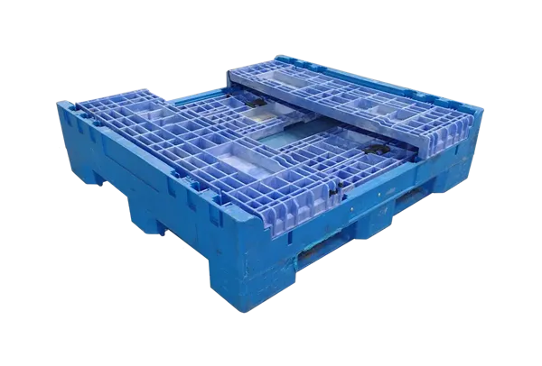 Reconditioned Buckhorn 45" x 48" x 25" All Blue All Good Runner BN Bulk Container - Image 2