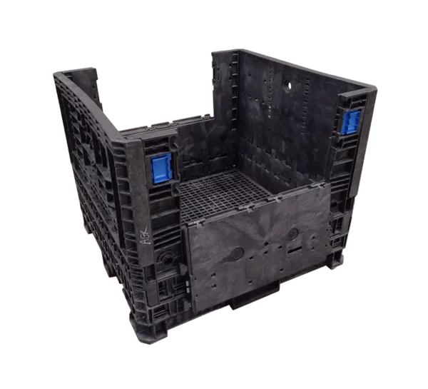 Reconditioned Orbis 45" x 48" x 39" All Black All Good Runner Bulk Container - Image 4