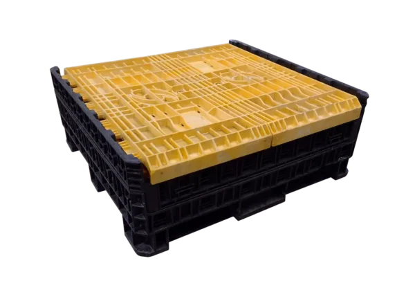 Reconditioned Orbis 45" x 48" x 39" Mixed Color All Good Runner Bulk Container - Image 2