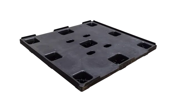 Used HPJ Industries  45" x 48" x 6" Polypropylene 9 Leg Pallet