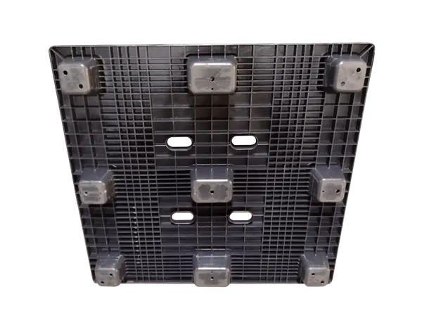 Used HPJ Industries  45" x 48" x 6" Polypropylene 9 Leg Pallet - Image 4