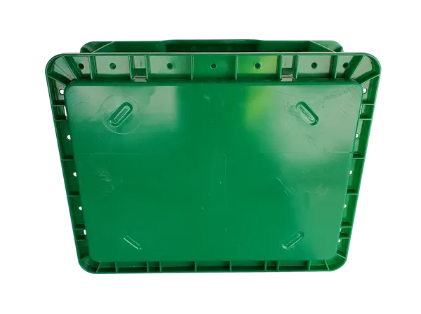 New Monoflo 15" x 12" x 7" Green Hand Tote Smooth Bottom - Image 2