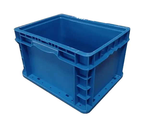 New Monoflo 15" x 12" x 9" Blue Hand Tote Smooth Bottom
