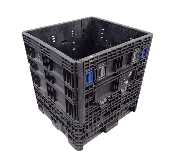 Reconditioned HPJ Industries 30" x 32" x 25" All Black All Good Runner Bulk Container