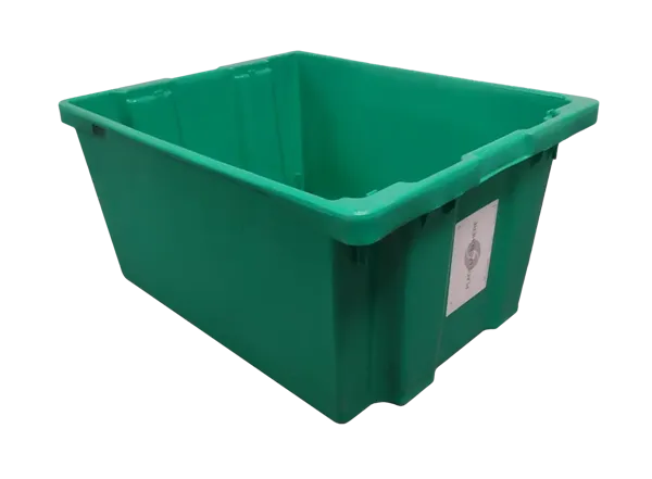 Used Orbis 30" x 24" x 15" Green Nestable Hand Tote