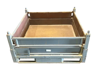 Used HPJ Industries 48" x 45" x 22" Steel Tub - 4 Drop Doors