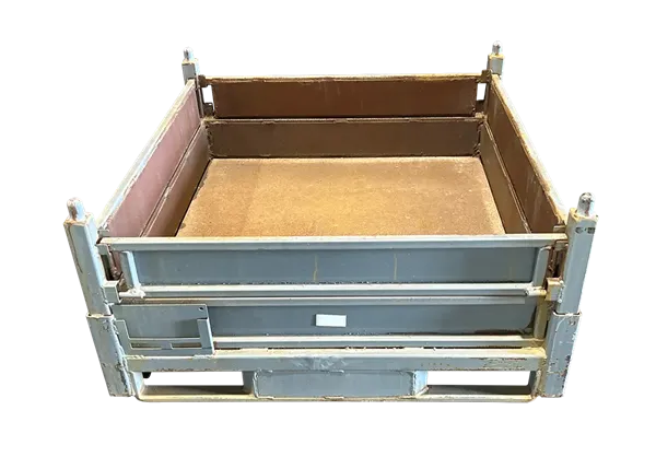 Used HPJ Industries 48" x 45" x 22" Steel Tub - 4 Drop Doors