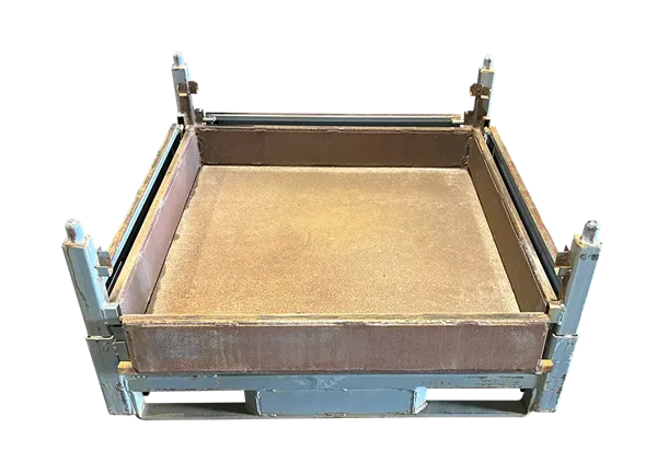 Used HPJ Industries 48" x 45" x 22" Steel Tub - 4 Drop Doors - Image 2