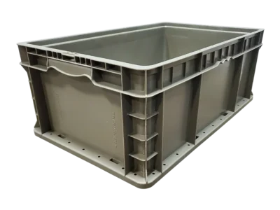 New Monoflo 24" x 15" x 9" Gray Hand Tote Smooth Bottom