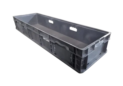 Used HPJ Industries 48" x 15" x 11" Gray Hand Tote Reinforced Bottom With Handholds