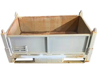 Used HPJ Industries 48" x 30" x 22.5" Steel Tub - No Drop Doors