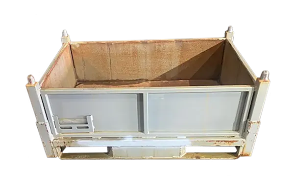 Used HPJ Industries 48" x 30" x 22.5" Steel Tub - No Drop Doors