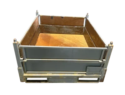 Used HPJ Industries 60" x 48" x 27" Steel Tub - 4 Drop Doors