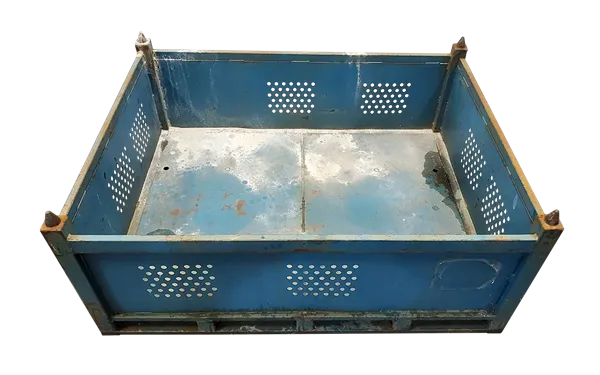 Used HPJ Industries 63" x 48" x 27" Steel Tub No Drop Doors - Image 4